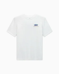 Converse Maglie E T-Shirt<Abstract Mountain T-Shirt Bianco