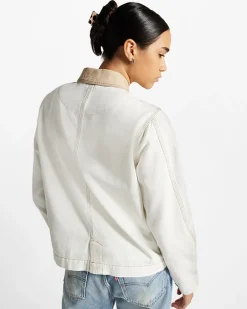 Converse Giacche E Felpe<Canvas Work Coat Converse Egret