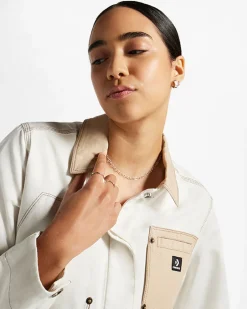 Converse Giacche E Felpe<Canvas Work Coat Converse Egret