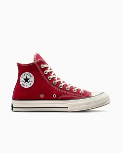 Converse Modelli Alti|Modelli Alti<Chuck 70 Rosso parco/Egret/Nero