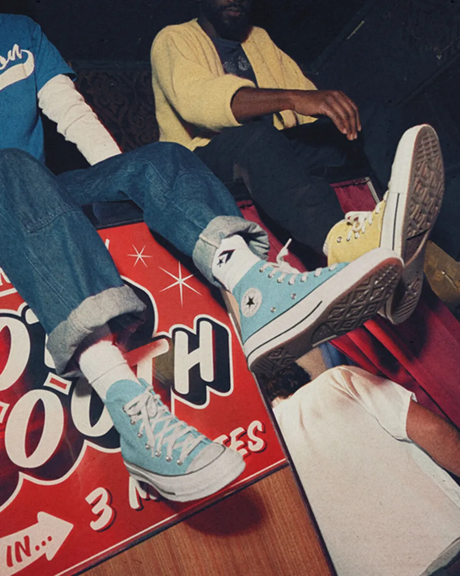 Converse Modelli Alti|Modelli Alti<Chuck 70 Banana/Egret/Nero