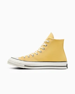 Converse Modelli Alti|Modelli Alti<Chuck 70 Banana/Egret/Nero