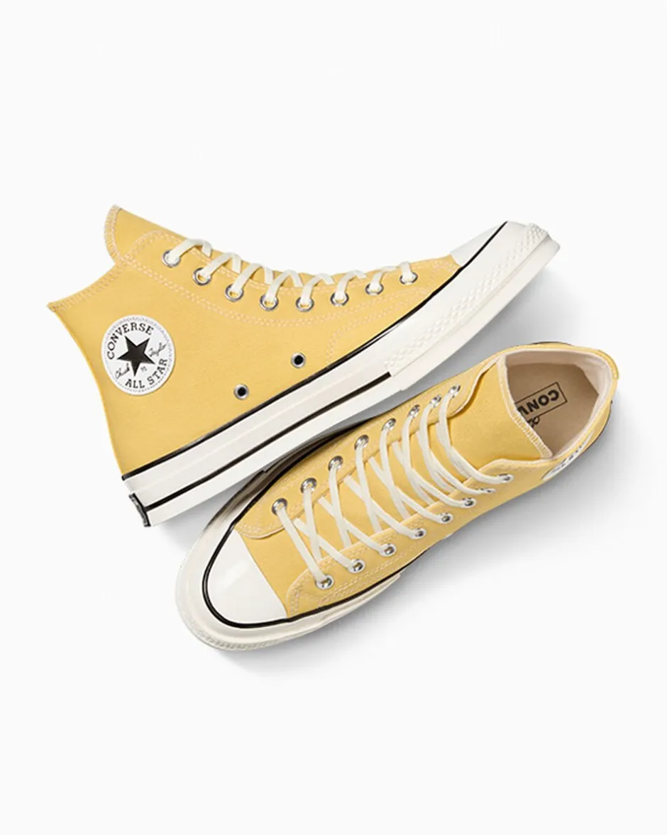 Converse Modelli Alti|Modelli Alti<Chuck 70 Banana/Egret/Nero