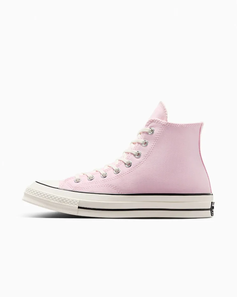 Converse Modelli Alti|Modelli Alti<Chuck 70 Glassa rosa/Egret/Nero