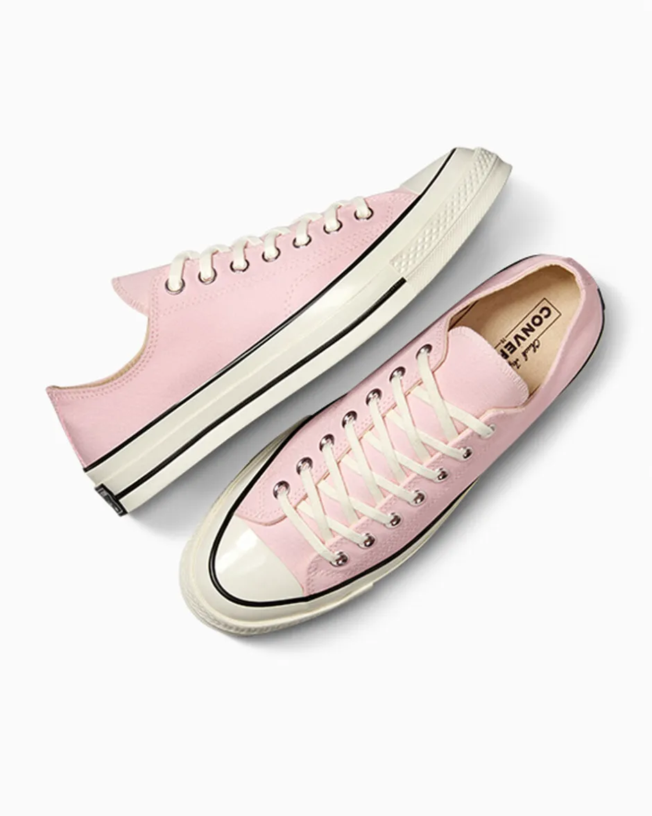 Converse Modelli Bassi|Modelli Bassi<Chuck 70 Glassa rosa/Egret/Nero