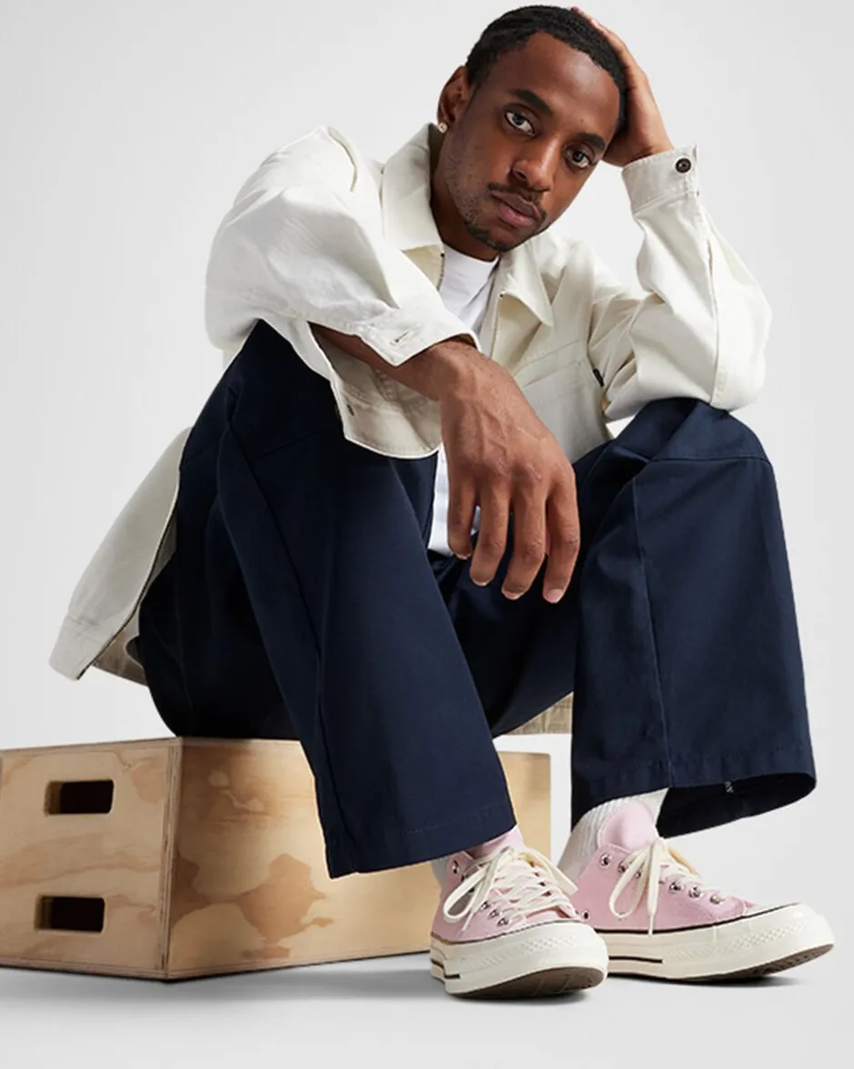 Converse Modelli Bassi|Modelli Bassi<Chuck 70 Glassa rosa/Egret/Nero