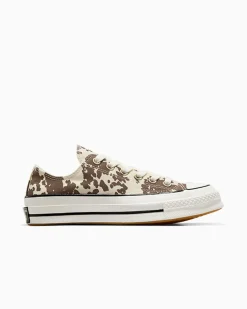 Converse Modelli Bassi|Chuck Taylor All Star<Chuck 70 Animal Print Egret/Marrone/Oro