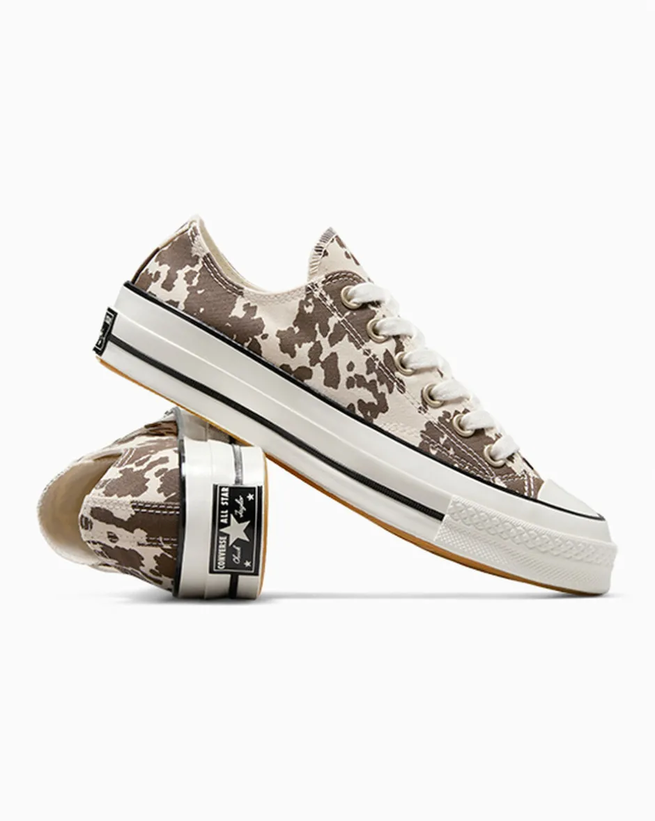 Converse Modelli Bassi|Chuck Taylor All Star<Chuck 70 Animal Print Egret/Marrone/Oro