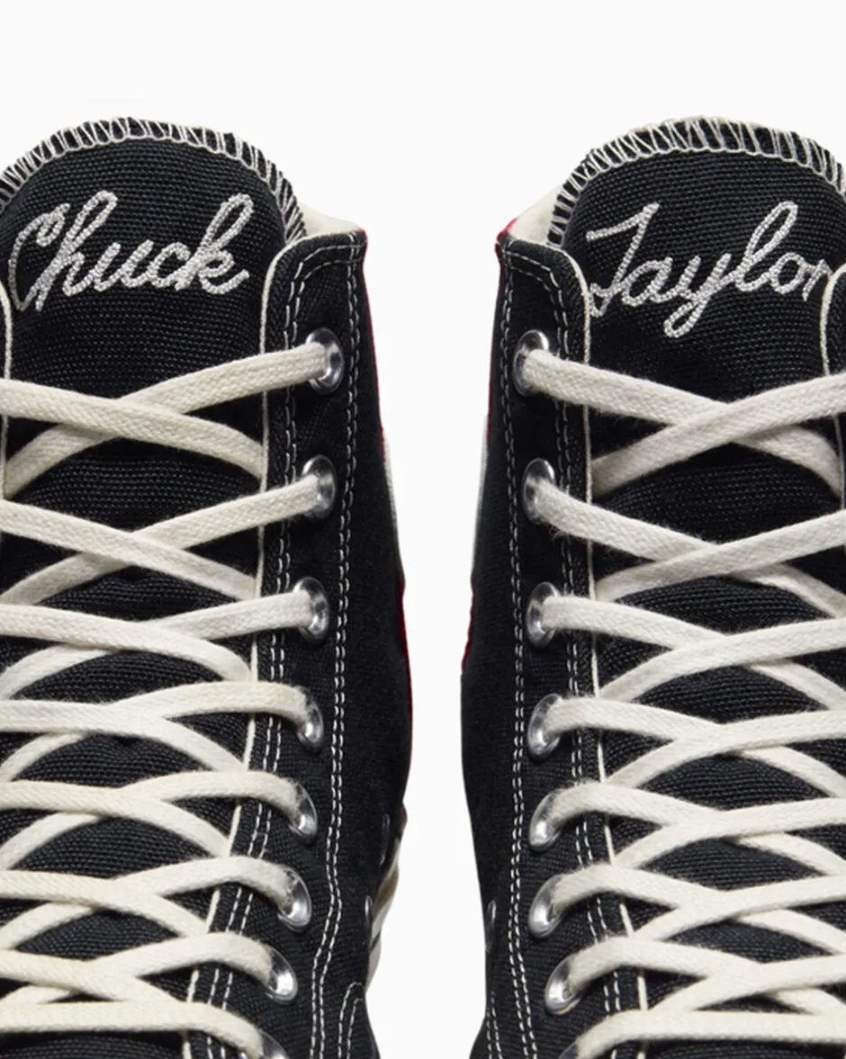 Converse Modelli Alti|Modelli Alti<Chuck 70 Archival Stripes Nero/Rosso/Bianco vintage