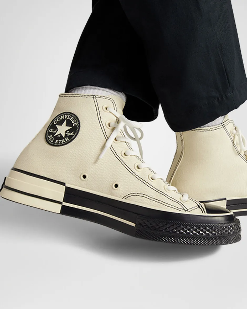 Converse Modelli Alti|Modelli Bassi<Chuck 70 & White black