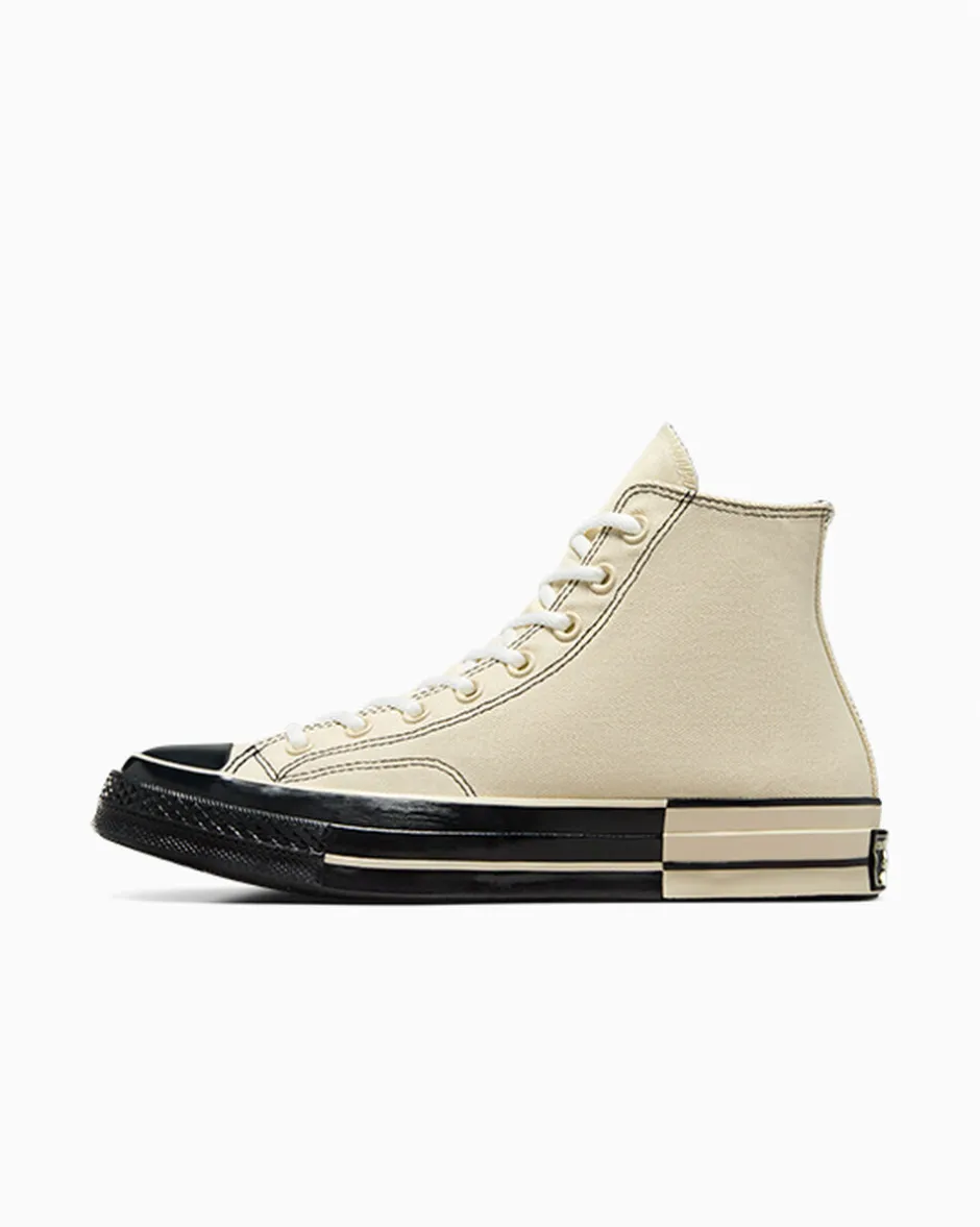 Converse Modelli Alti|Modelli Bassi<Chuck 70 & White black