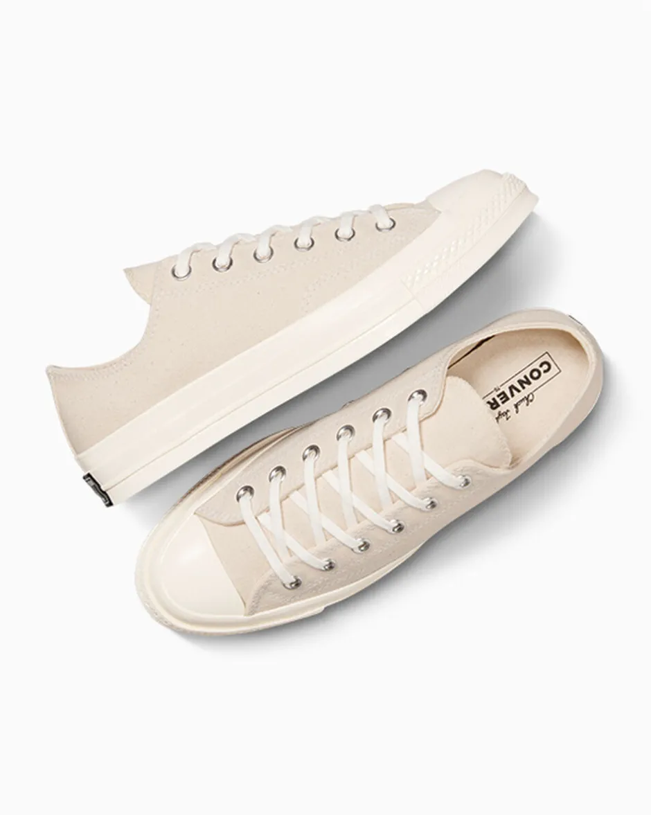 Converse Modelli Bassi|Chuck Taylor All Star<Chuck 70 Canvas Naturale/Nero/Egret