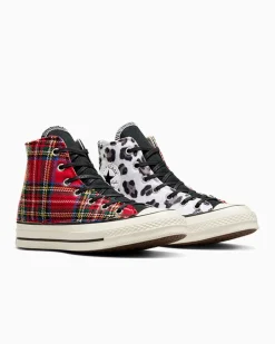 Converse Modelli Alti|Chuck Taylor All Star<Chuck 70 Cheetah + Tartan Cheetah Tartan Clash
