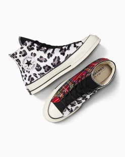 Converse Modelli Alti|Chuck Taylor All Star<Chuck 70 Cheetah + Tartan Cheetah Tartan Clash