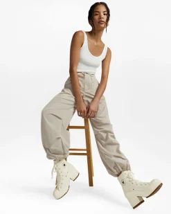 Converse Modelli Alti|Modelli Con Platform<Chuck 70 De Luxe Heel Egret/Egret/Nero