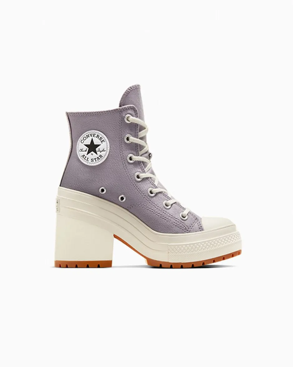 Converse Modelli Alti|Modelli Con Platform<Chuck 70 De Luxe Heel Mauve Stone/Avorio naturale