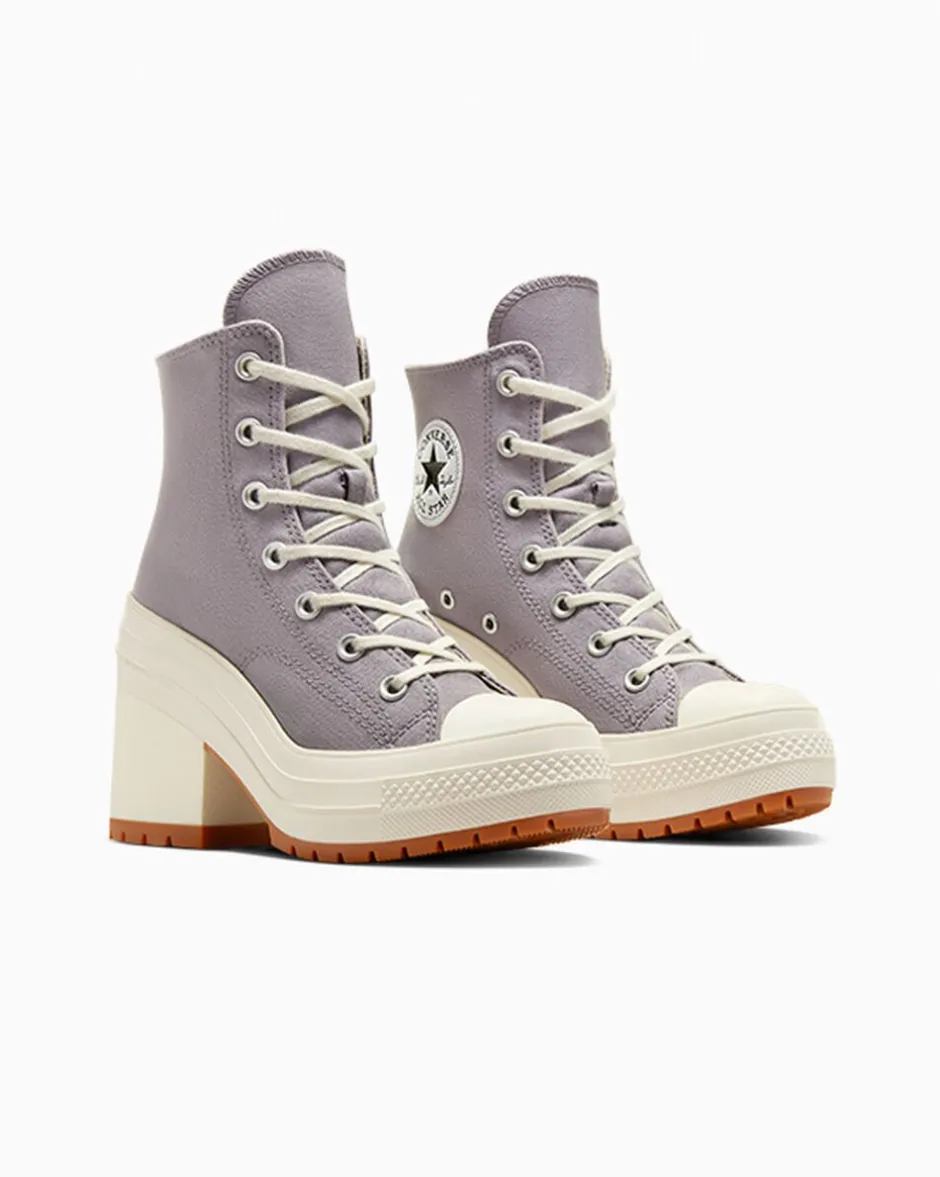 Converse Modelli Alti|Modelli Con Platform<Chuck 70 De Luxe Heel Mauve Stone/Avorio naturale