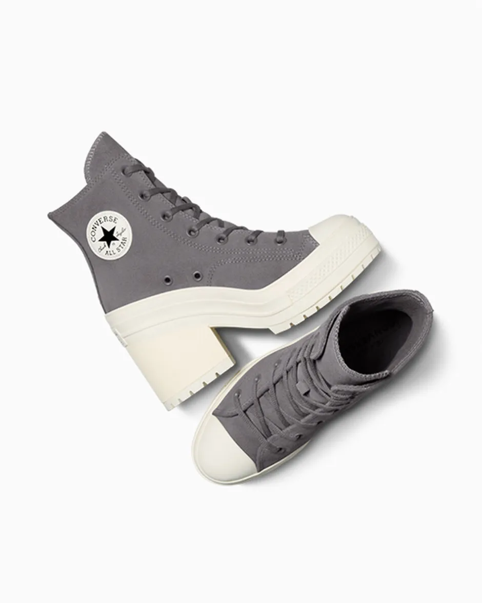 Converse Modelli Alti|Modelli Con Platform<Chuck 70 De Luxe Heel Platform Pelle di squalo/Egret/Pelle di squalo