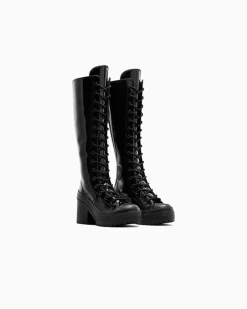 Converse Modelli Con Platform|Stivaletti<Chuck 70 De Luxe Heel XXHi Platform Patent Leather ivory roses