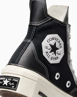 Converse Modelli Alti|Modelli Con Tacco/Zeppa<Chuck 70 De Luxe Squared Nero/Nero/Egret