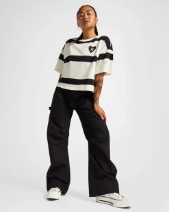 Converse Modelli Con Tacco/Zeppa|Modelli Con Tacco/Zeppa<Chuck 70 De Luxe Squared Egret/Nero/Egret