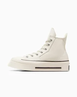 Converse Modelli Con Tacco/Zeppa|Modelli Con Tacco/Zeppa<Chuck 70 De Luxe Squared Egret/Nero/Egret