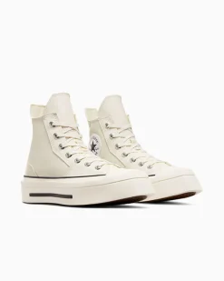 Converse Modelli Con Tacco/Zeppa|Modelli Con Tacco/Zeppa<Chuck 70 De Luxe Squared Egret/Nero/Egret