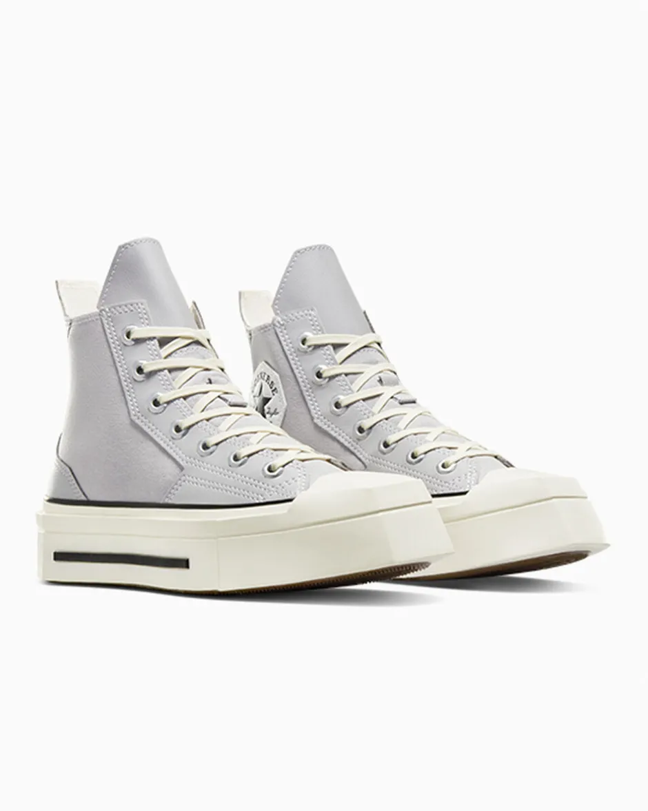 Converse Modelli Alti|Modelli Con Platform<Chuck 70 De Luxe Squared Grigio/Nero/Egret