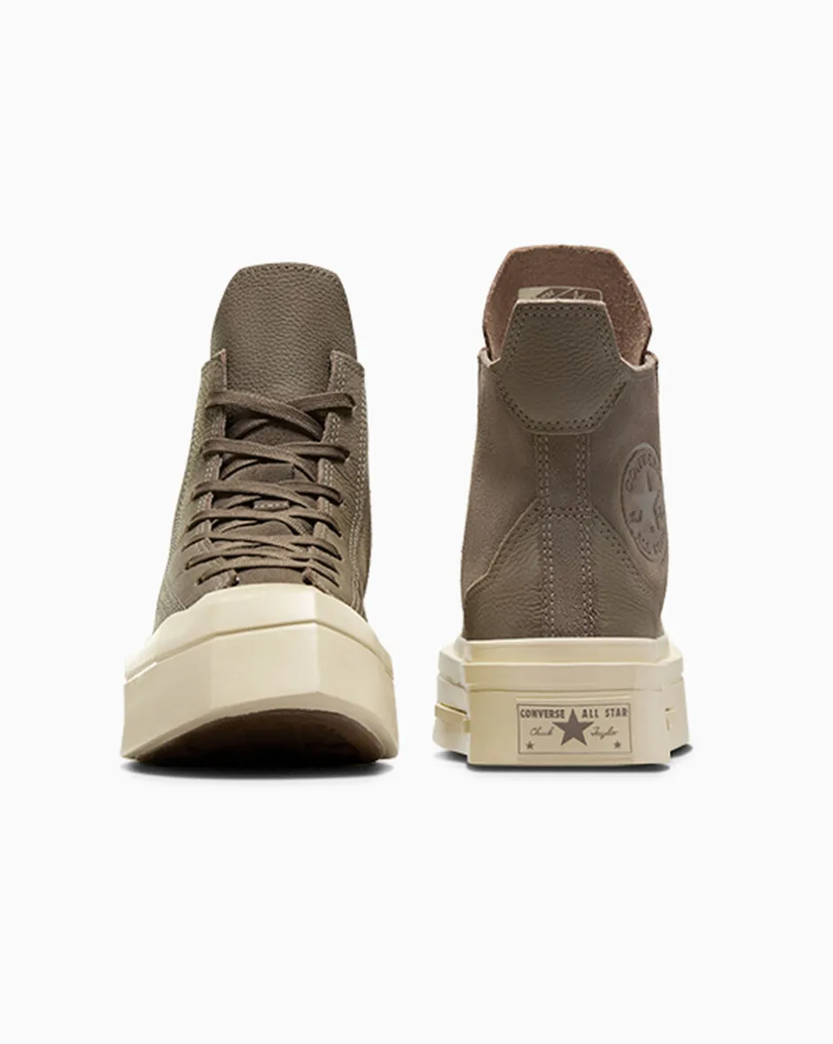 Converse Modelli Alti|Modelli Con Platform<Chuck 70 De Luxe Squared Coffee Break Beige classico/Memo Glaze/Egret