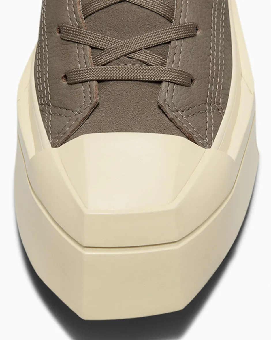 Converse Modelli Alti|Modelli Con Platform<Chuck 70 De Luxe Squared Coffee Break Beige classico/Memo Glaze/Egret