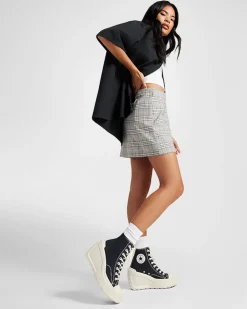 Converse Modelli Alti|Modelli Con Platform<Chuck 70 De Luxe Wedge Nero/Nero/Egret