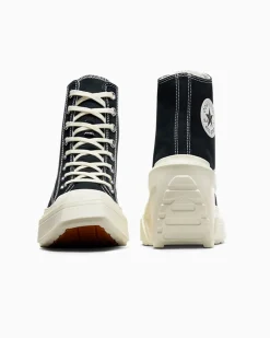 Converse Modelli Alti|Modelli Con Platform<Chuck 70 De Luxe Wedge Nero/Nero/Egret