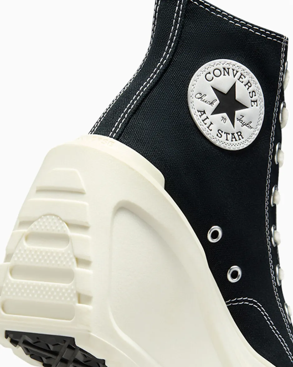 Converse Modelli Alti|Modelli Con Platform<Chuck 70 De Luxe Wedge Nero/Nero/Egret