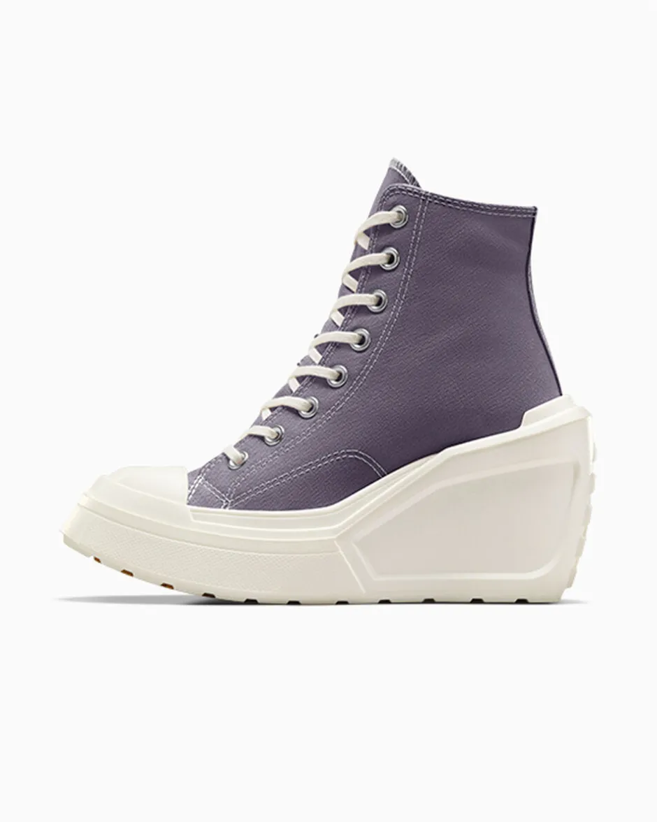 Converse Modelli Alti|Modelli Con Platform<Chuck 70 De Luxe Wedge Lavanda cenere/Egret/Nero