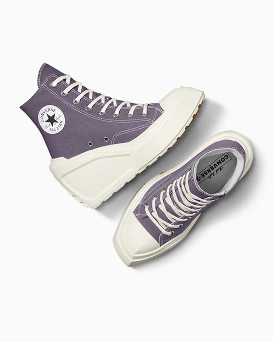 Converse Modelli Alti|Modelli Con Platform<Chuck 70 De Luxe Wedge Lavanda cenere/Egret/Nero