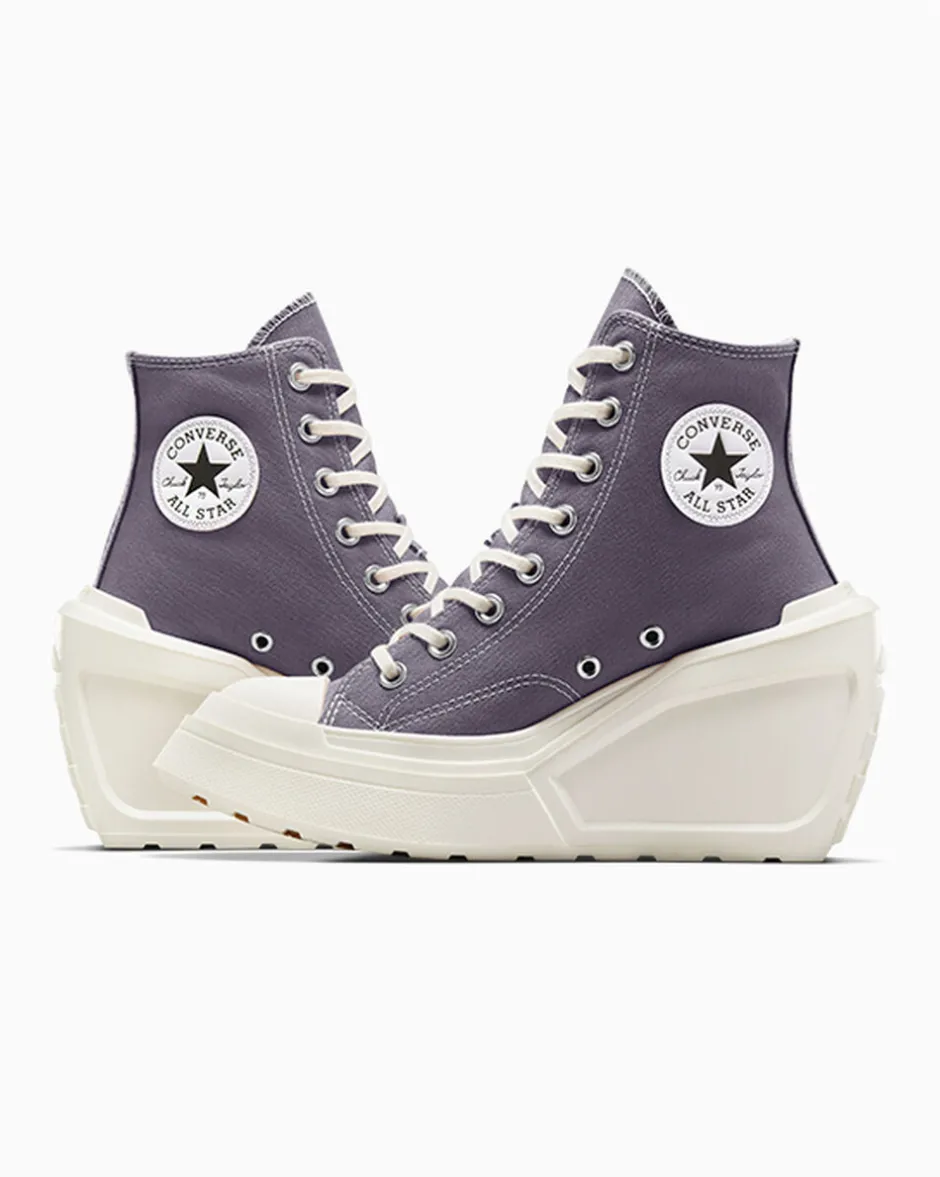 Converse Modelli Alti|Modelli Con Platform<Chuck 70 De Luxe Wedge Lavanda cenere/Egret/Nero