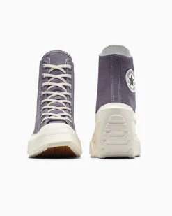 Converse Modelli Alti|Modelli Con Platform<Chuck 70 De Luxe Wedge Lavanda cenere/Egret/Nero