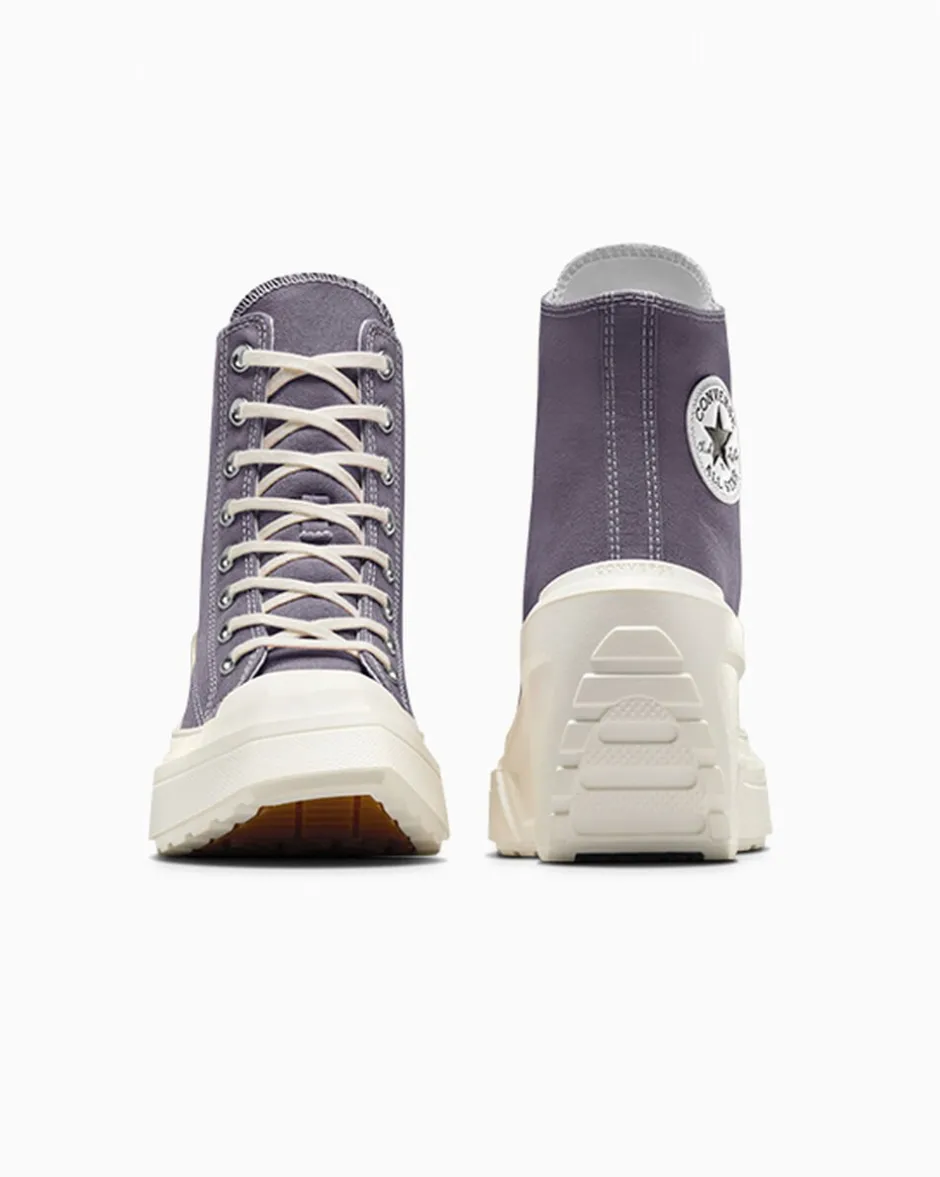 Converse Modelli Alti|Modelli Con Platform<Chuck 70 De Luxe Wedge Lavanda cenere/Egret/Nero