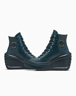 Converse Modelli Alti|Modelli Bassi<Chuck 70 De Luxe Wedge Platform Leather light field surplus