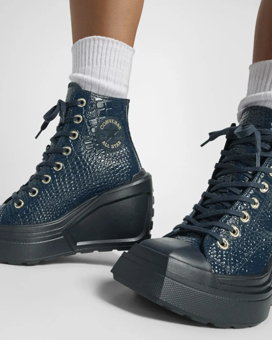 Converse Modelli Alti|Modelli Bassi<Chuck 70 De Luxe Wedge Platform Leather light field surplus