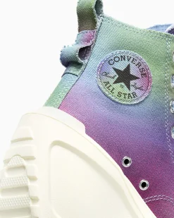 Converse Modelli Alti|Modelli Con Platform<Chuck 70 De Luxe Wedge Platform Blu acqua/Egret/Multi