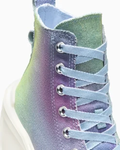 Converse Modelli Alti|Modelli Con Platform<Chuck 70 De Luxe Wedge Platform Blu acqua/Egret/Multi