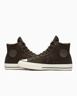 Converse Modelli Alti|Modelli Alti<Chuck 70 Distressed Leather Fresh Brew/Fresh Brew