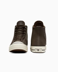 Converse Modelli Alti|Modelli Alti<Chuck 70 Distressed Leather Fresh Brew/Fresh Brew
