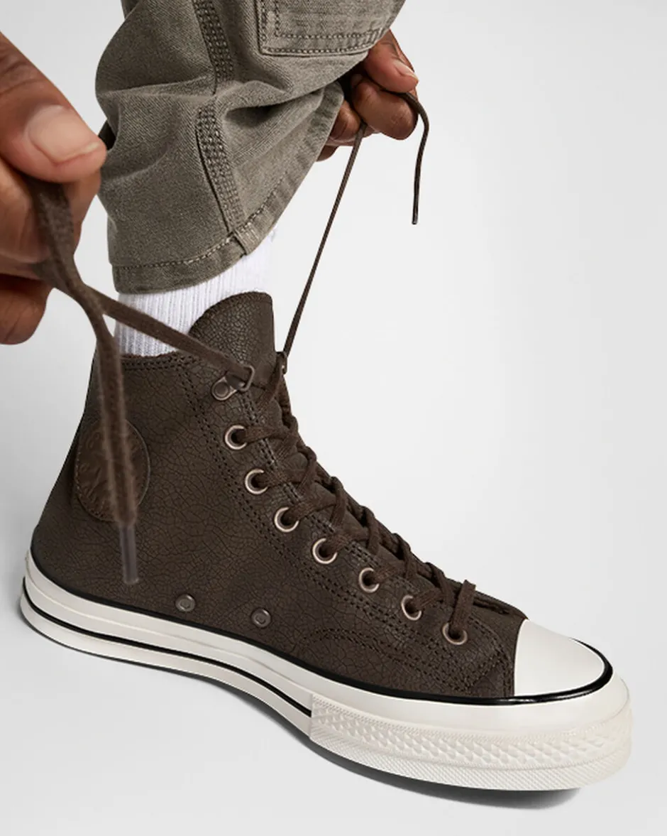 Converse Modelli Alti|Modelli Alti<Chuck 70 Distressed Leather Fresh Brew/Fresh Brew