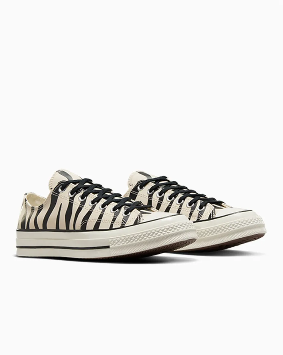 Converse Modelli Bassi|Modelli Con Platform<Chuck 70 Glow-In-The-Dark Zebra Print black