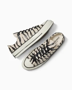 Converse Modelli Bassi|Modelli Con Platform<Chuck 70 Glow-In-The-Dark Zebra Print black
