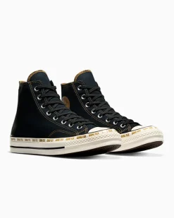 Converse Modelli Alti|Chuck Taylor All Star<Chuck 70 GORE-TEX Nero/Fungo marrone chiaro/Egret