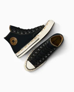 Converse Modelli Alti|Chuck Taylor All Star<Chuck 70 GORE-TEX Nero/Fungo marrone chiaro/Egret