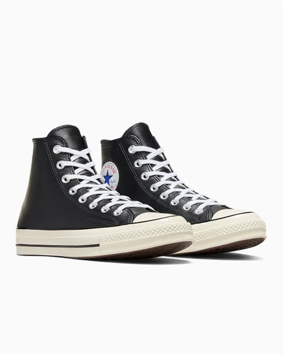 Converse Modelli Alti|Chuck Taylor All Star<Chuck 70 Leather Nero/Bianco/Egret